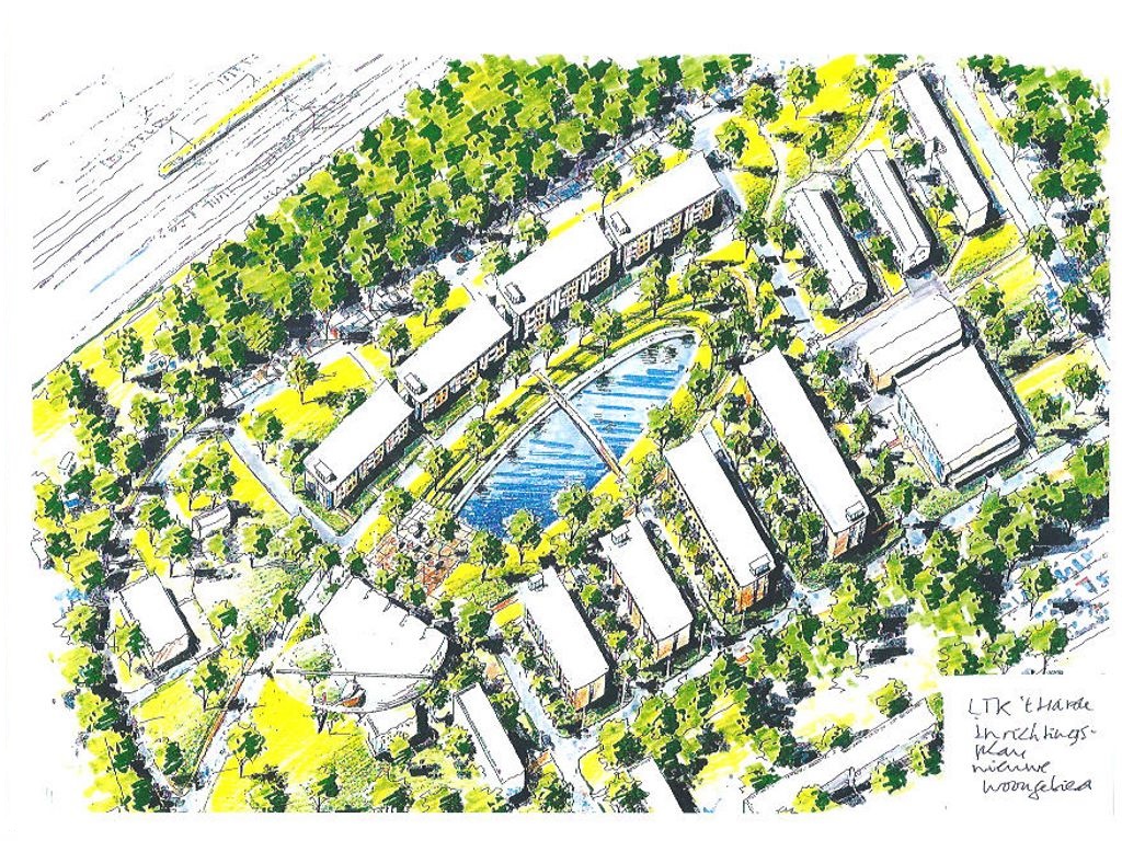 inrichtingsplan nieuw woongebied 't Harde